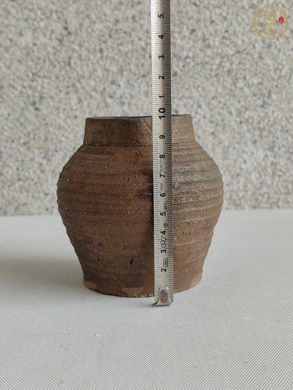 古玩陶瓷褐釉公道杯真品鑒賞圖