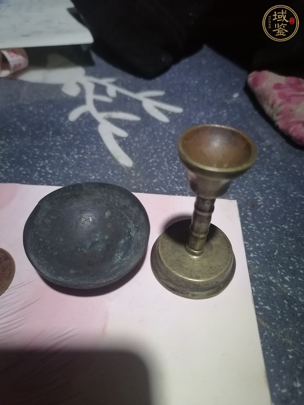 古玩銅器銅油燈真品鑒賞圖