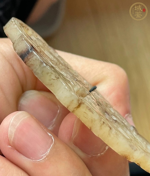 古玩玉器提油仿戰(zhàn)國(guó)“龍鳳玉佩”真品鑒賞圖