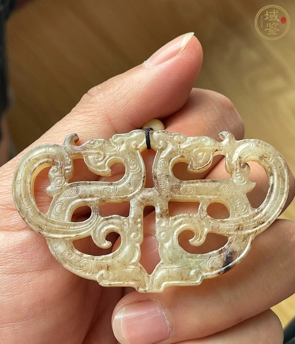 古玩提油仿戰(zhàn)國(guó)“龍鳳玉佩”真品鑒賞圖