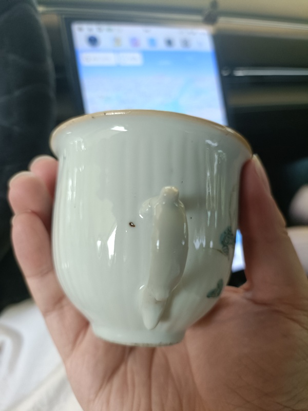 古玩陶瓷晚清粉彩人物故事紋茶杯拍賣，當(dāng)前價(jià)格3888元