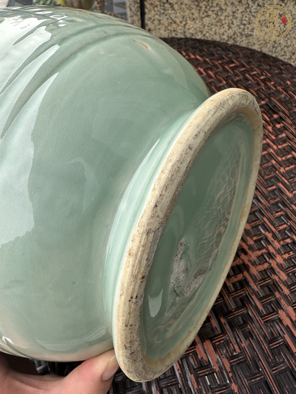 古玩陶瓷青釉瓶真品鑒賞圖