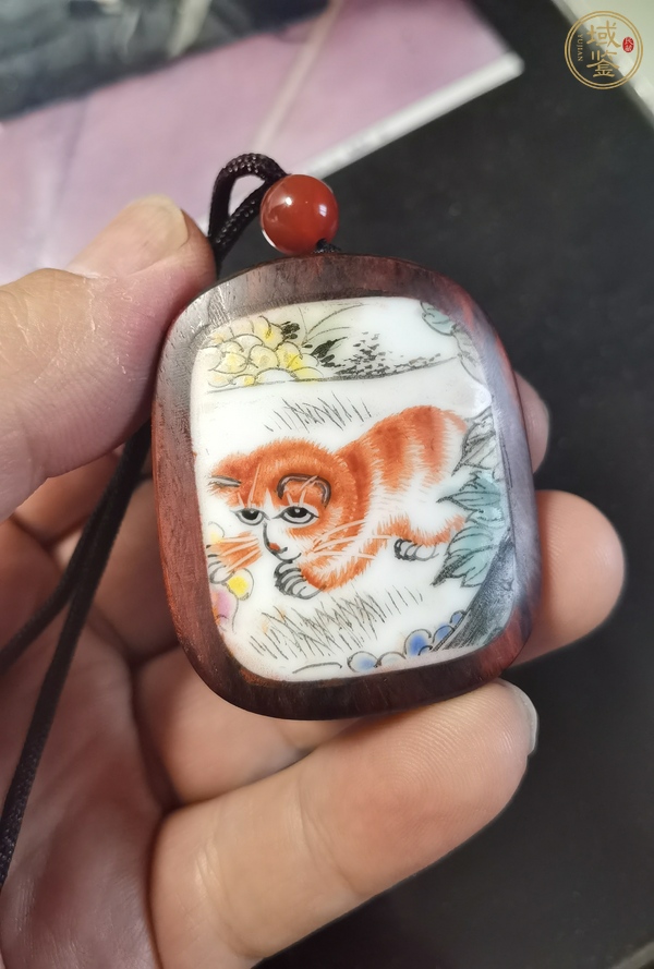 古玩陶瓷粉彩瓷片真品鑒賞圖