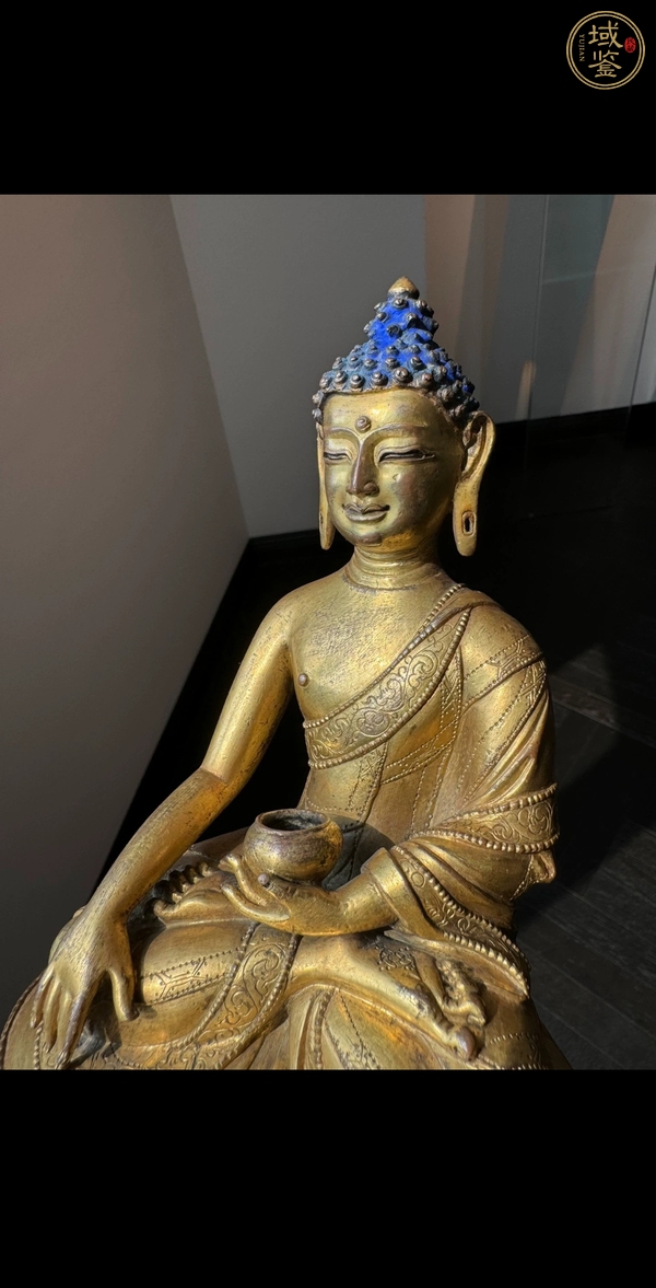 古玩銅器釋加牟尼真品鑒賞圖