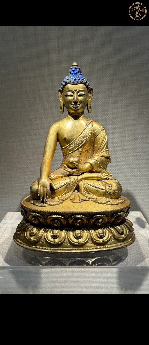 古玩銅器釋加牟尼真品鑒賞圖