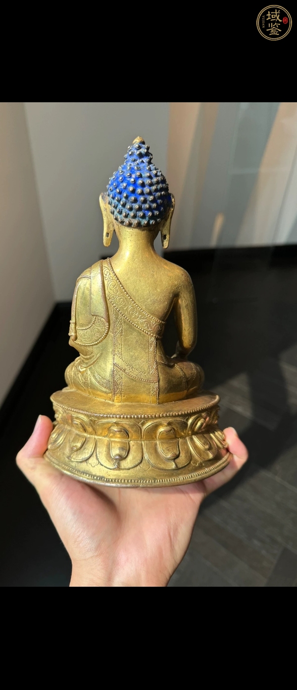 古玩銅器釋加牟尼真品鑒賞圖