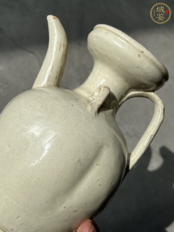 古玩陶瓷青白釉瓜棱壺真品鑒賞圖