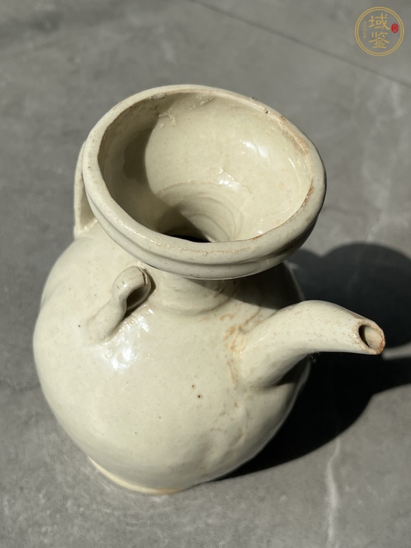 古玩陶瓷青白釉瓜棱壺真品鑒賞圖