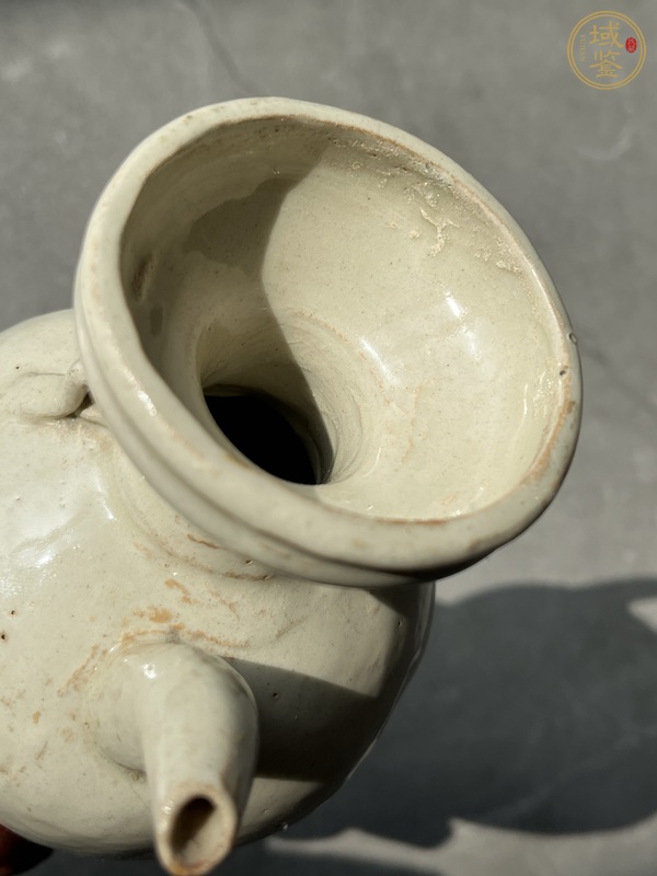 古玩陶瓷青白釉瓜棱壺真品鑒賞圖