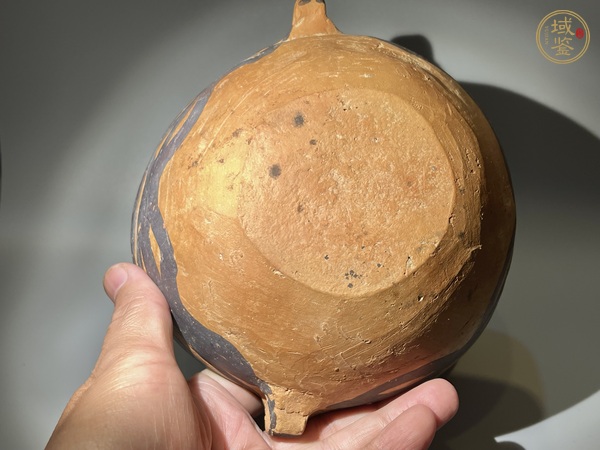 古玩陶瓷馬家窯文化馬廠類型彩陶雙耳缽真品鑒賞圖