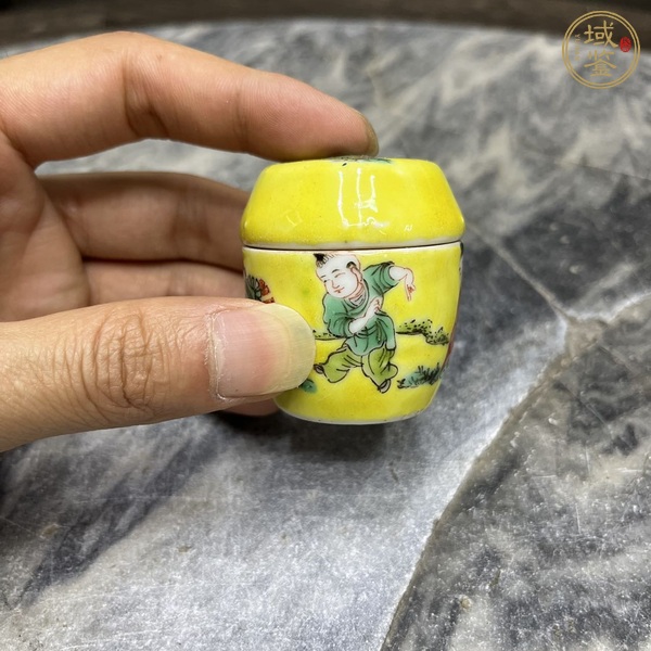 古玩陶瓷粉彩罐真品鑒賞圖