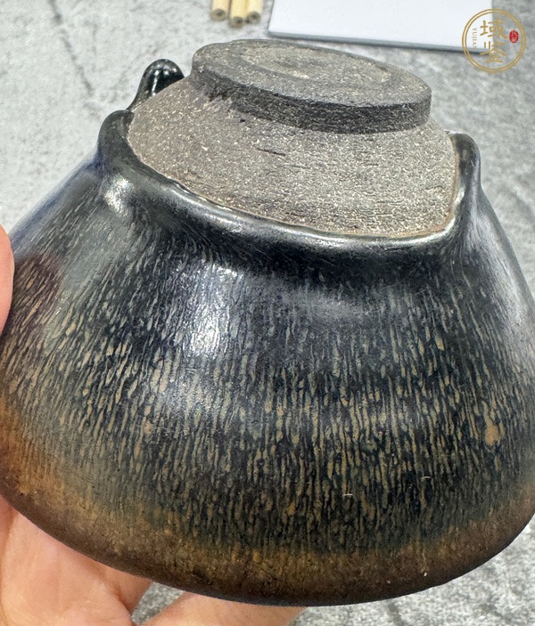 古玩陶瓷南宋建窯兔毫盞真品鑒賞圖