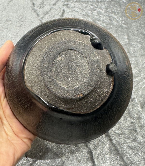 古玩陶瓷南宋建窯兔毫盞真品鑒賞圖