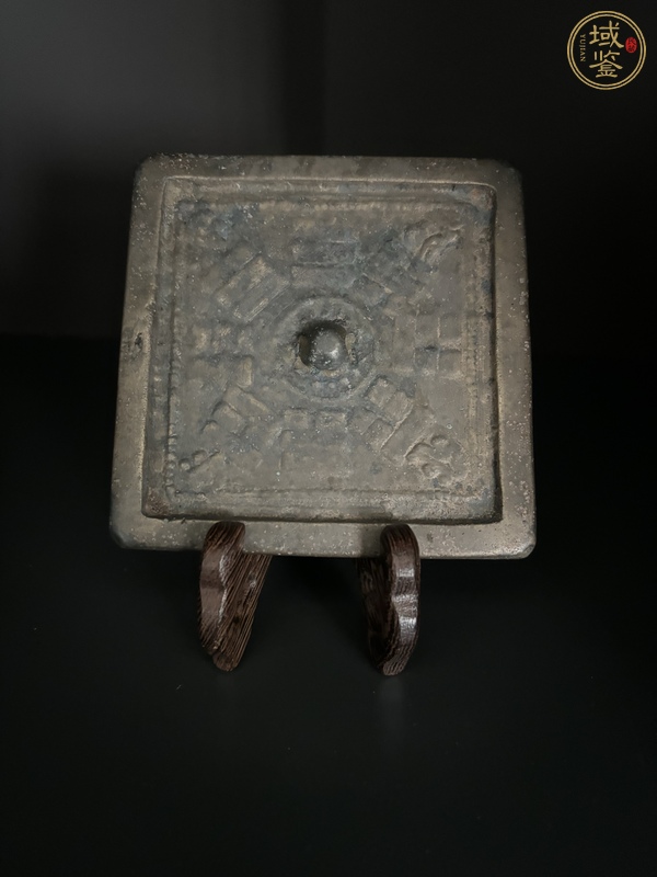 古玩銅器宋·八卦方鏡真品鑒賞圖