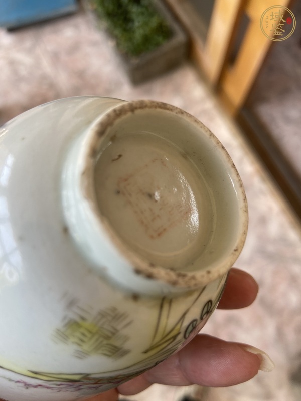 古玩陶瓷一路連升新粉彩杯真品鑒賞圖