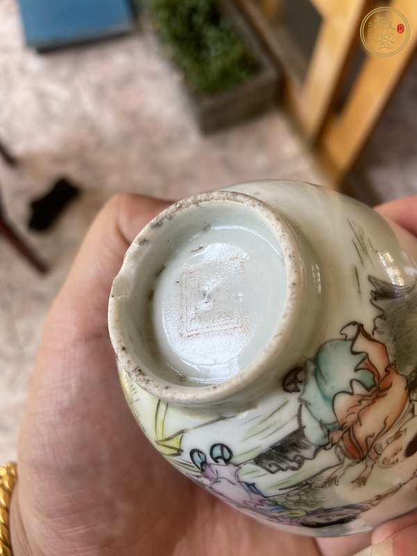 古玩陶瓷一路連升新粉彩杯真品鑒賞圖
