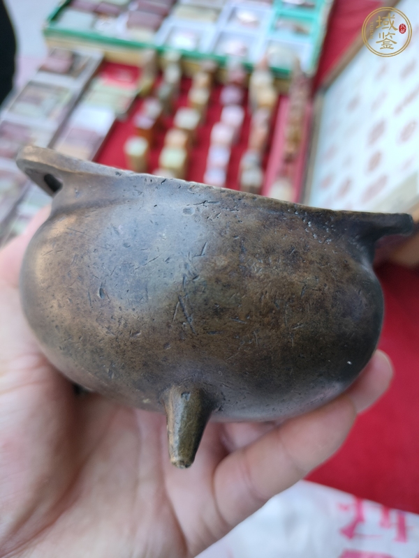 古玩銅器銅爐真品鑒賞圖