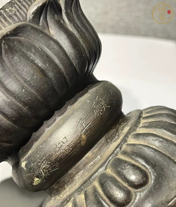 古玩銅器油燈真品鑒賞圖