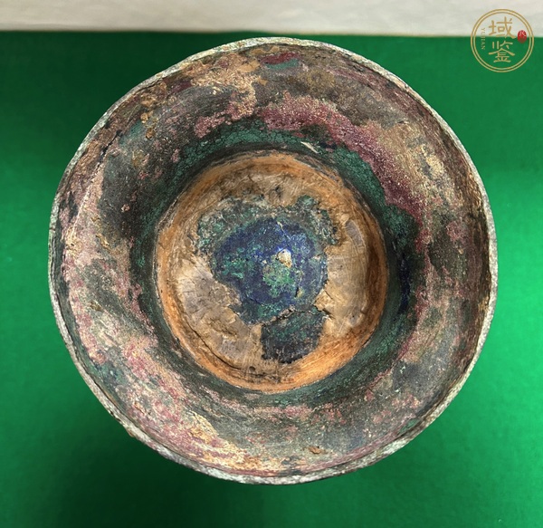 古玩銅器饕餮紋青銅尊真品鑒賞圖