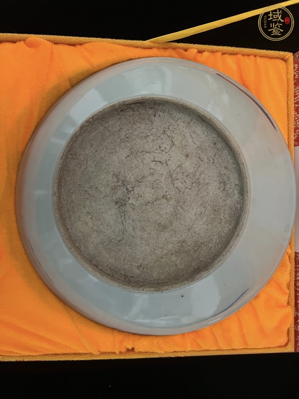 古玩陶瓷青花釉里紅年年有余盤真品鑒賞圖