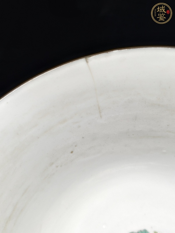 古玩陶瓷粉彩花卉吉祥如意大碗真品鑒賞圖