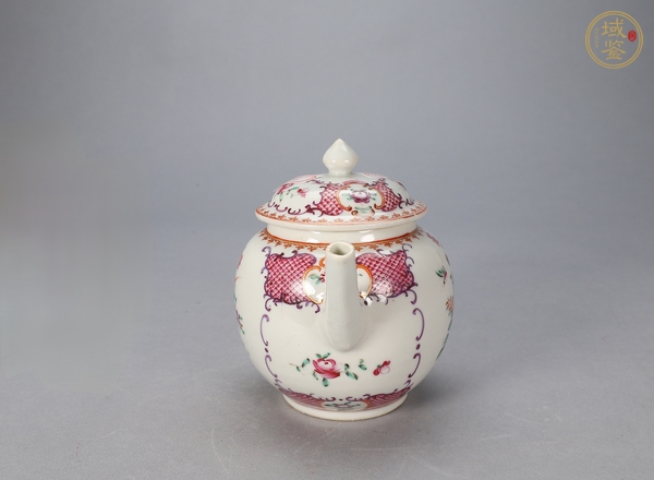 古玩廣彩執壺真品鑒賞圖