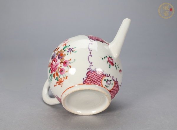古玩陶瓷廣彩執壺真品鑒賞圖