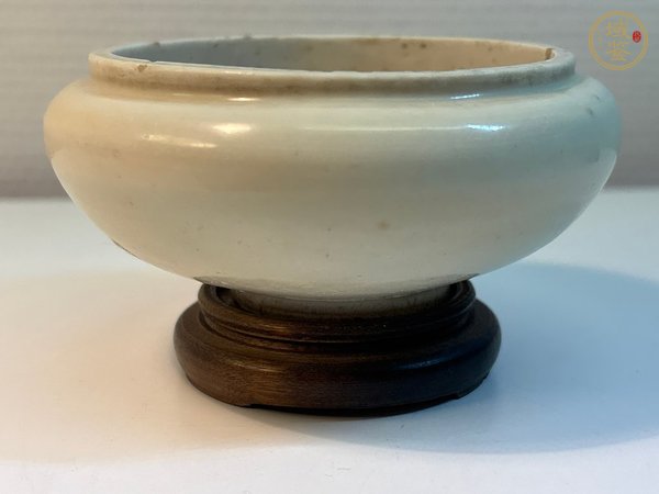 古玩陶瓷白釉洗真品鑒賞圖