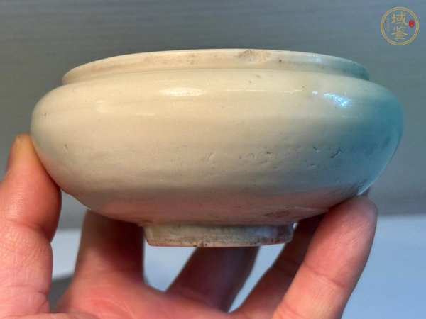 古玩陶瓷白釉洗真品鑒賞圖
