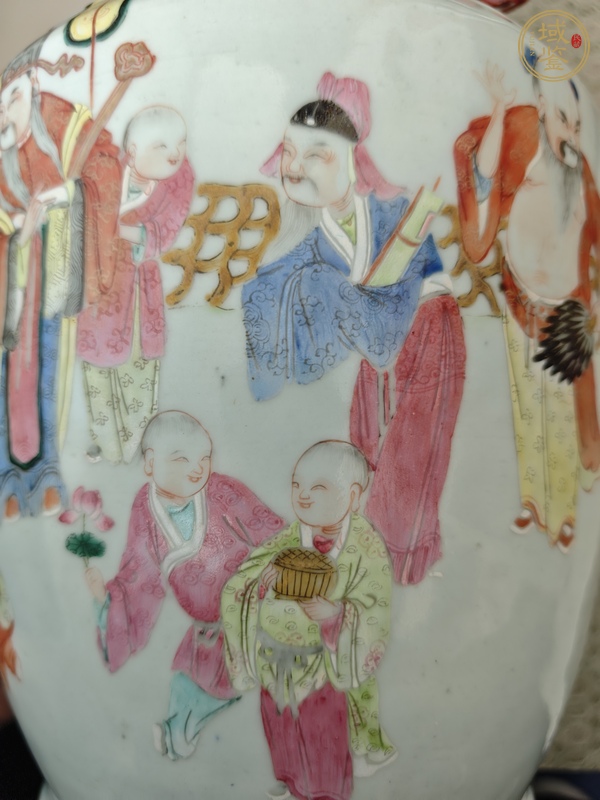 古玩陶瓷粉彩瓶真品鑒賞圖