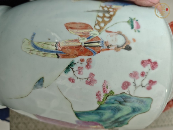 古玩陶瓷粉彩瓶真品鑒賞圖