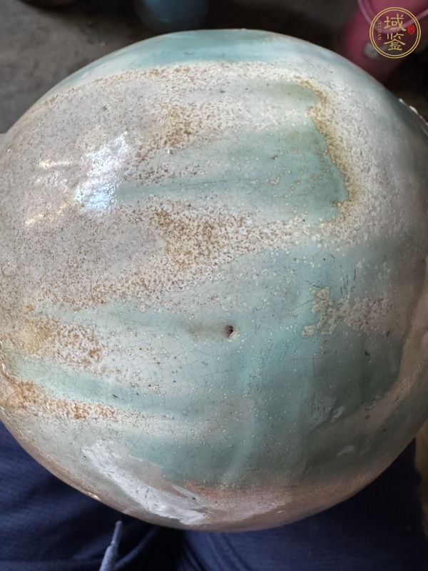 古玩陶瓷晚清石灣窯花瓶真品鑒賞圖