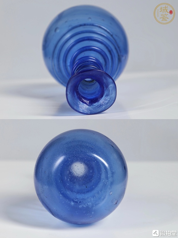 古玩雜項清代外國琉璃瓶真品鑒賞圖