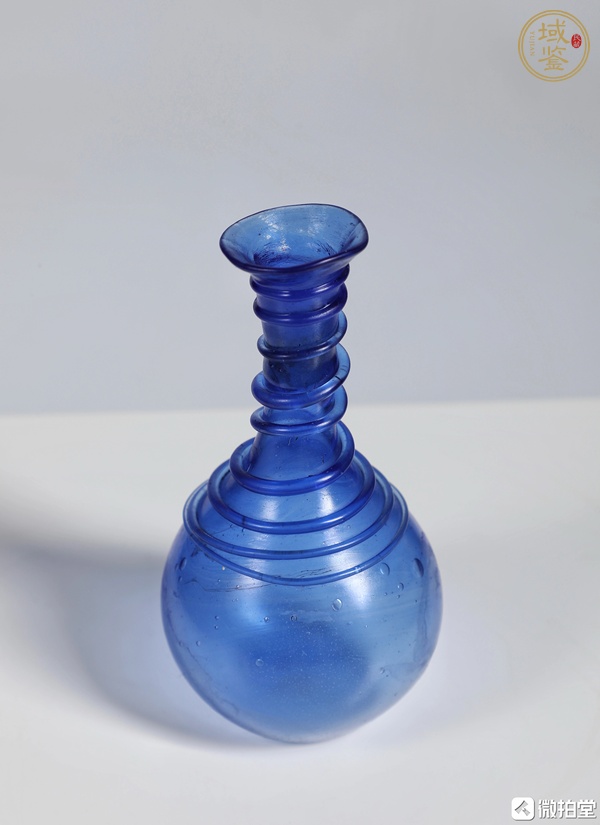 古玩雜項清代外國琉璃瓶真品鑒賞圖
