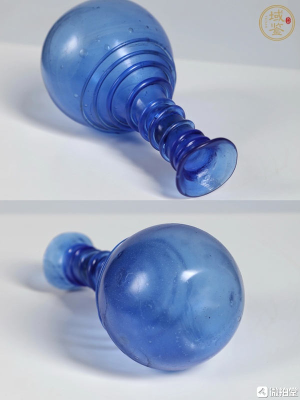 古玩雜項清代外國琉璃瓶真品鑒賞圖