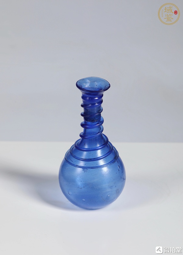 古玩雜項清代外國琉璃瓶真品鑒賞圖