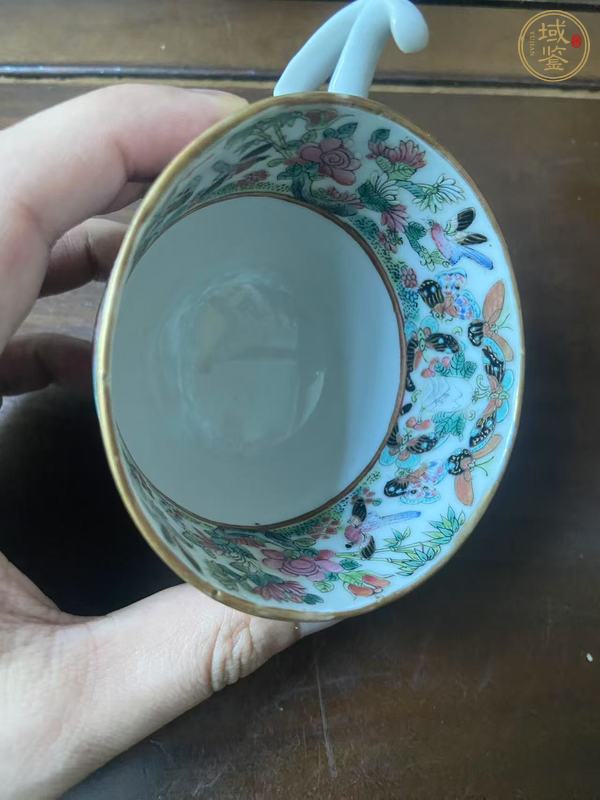 古玩陶瓷粉彩無(wú)雙譜人物杯真品鑒賞圖