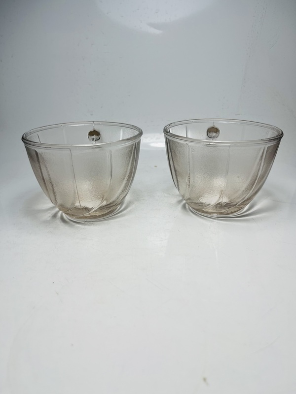 古玩雜項花瓣紋水杯一對拍賣，當(dāng)前價格188元