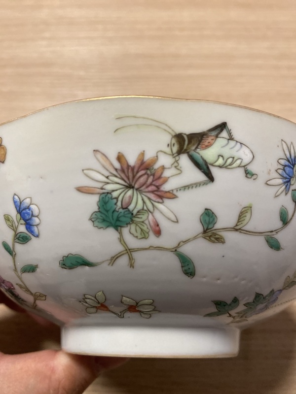古玩陶瓷清道光 粉彩飛黃騰達(dá)花口碗拍賣，當(dāng)前價格6000元