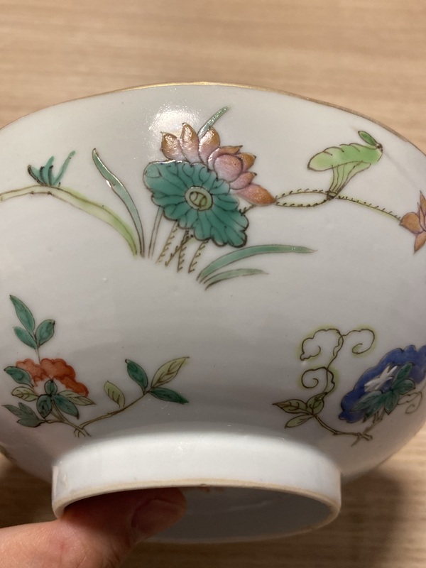古玩陶瓷清道光 粉彩飛黃騰達(dá)花口碗拍賣，當(dāng)前價格6000元
