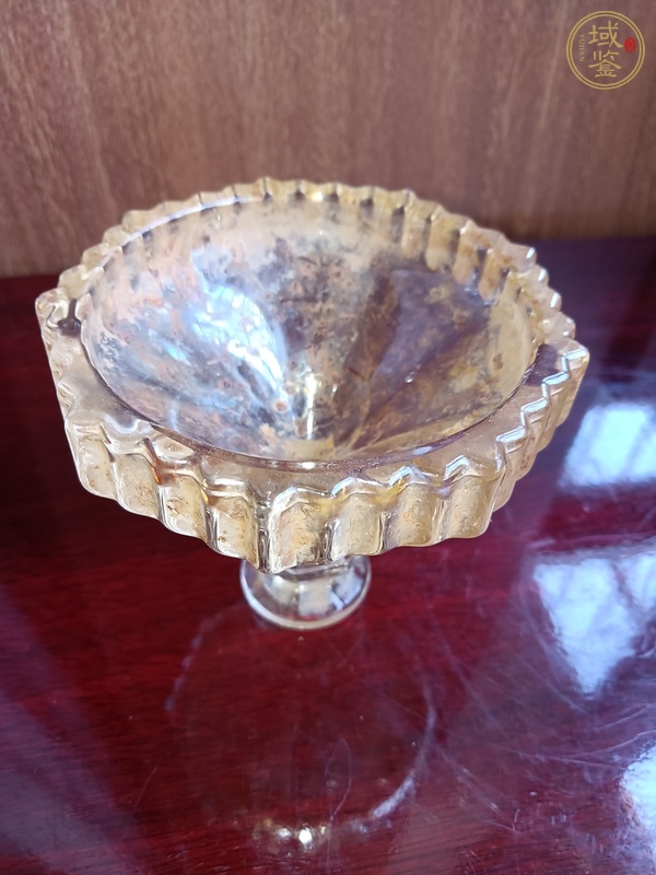 古玩雜項高足盤真品鑒賞圖