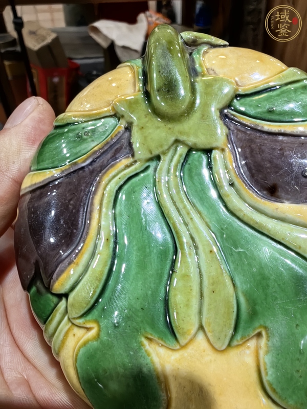 古玩陶瓷 素三彩吸杯真品鑒賞圖