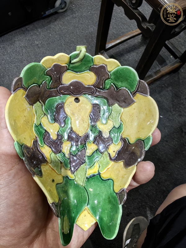 古玩陶瓷 素三彩吸杯真品鑒賞圖