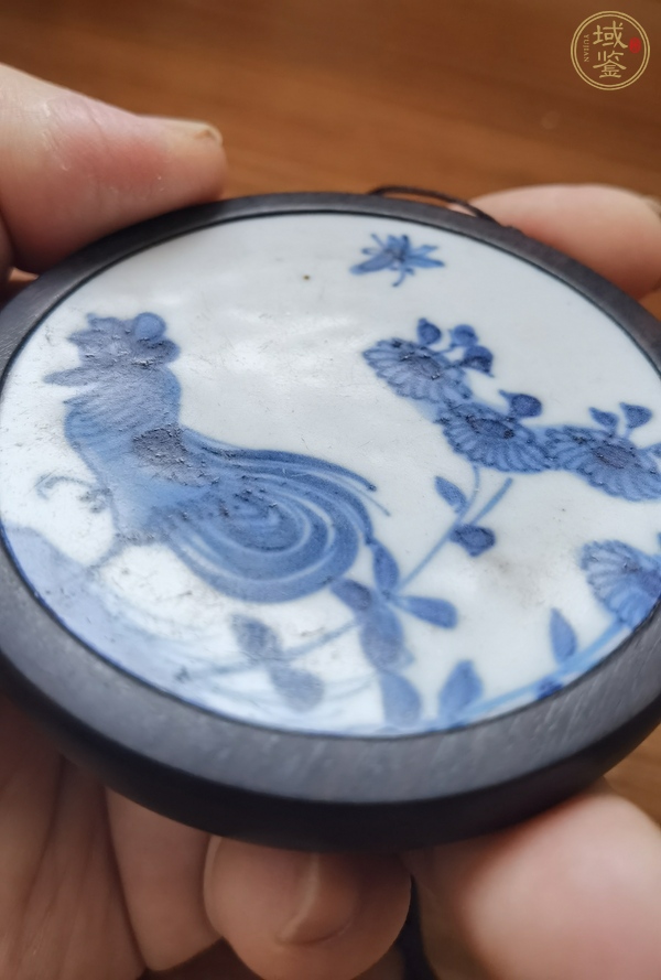 古玩清早期青花瓷片真品鑒賞圖