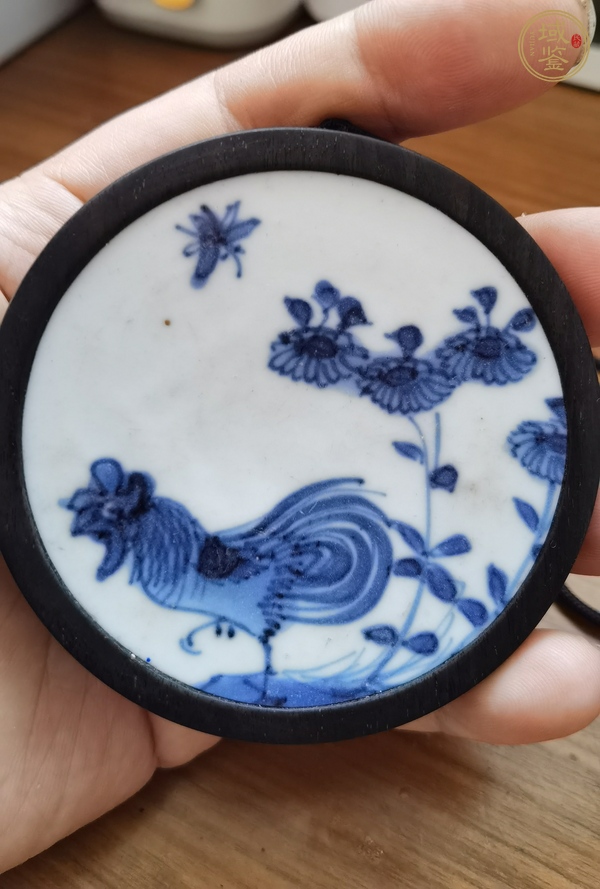 古玩陶瓷清早期青花瓷片真品鑒賞圖