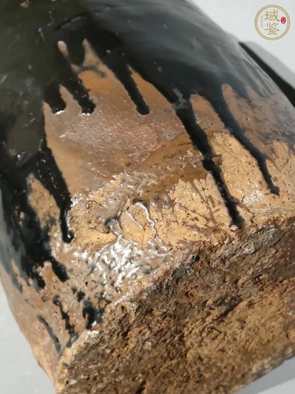 古玩陶瓷磁州窯黑釉罐真品鑒賞圖