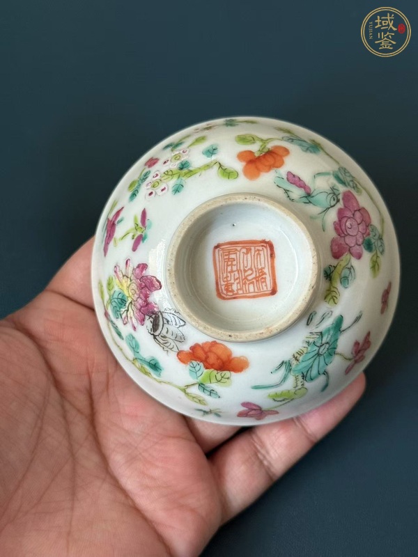 古玩陶瓷一鳴驚人粉彩盤真品鑒賞圖