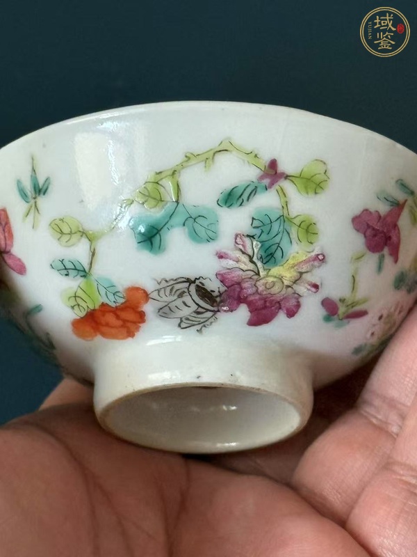 古玩陶瓷一鳴驚人粉彩盤真品鑒賞圖