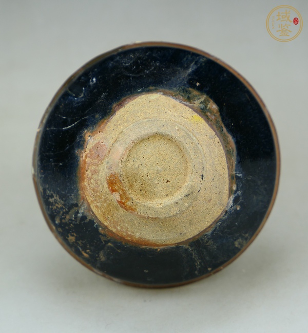 古玩陶瓷建窯黑釉茶盞真品鑒賞圖