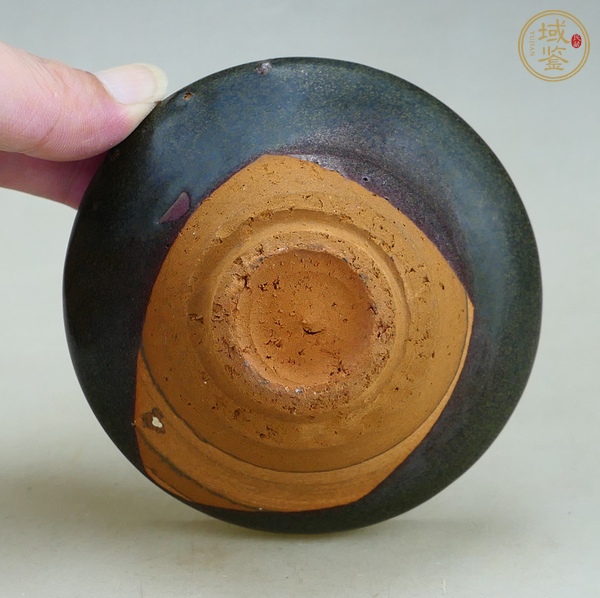 古玩陶瓷吉州窯茶葉末釉茶盞真品鑒賞圖